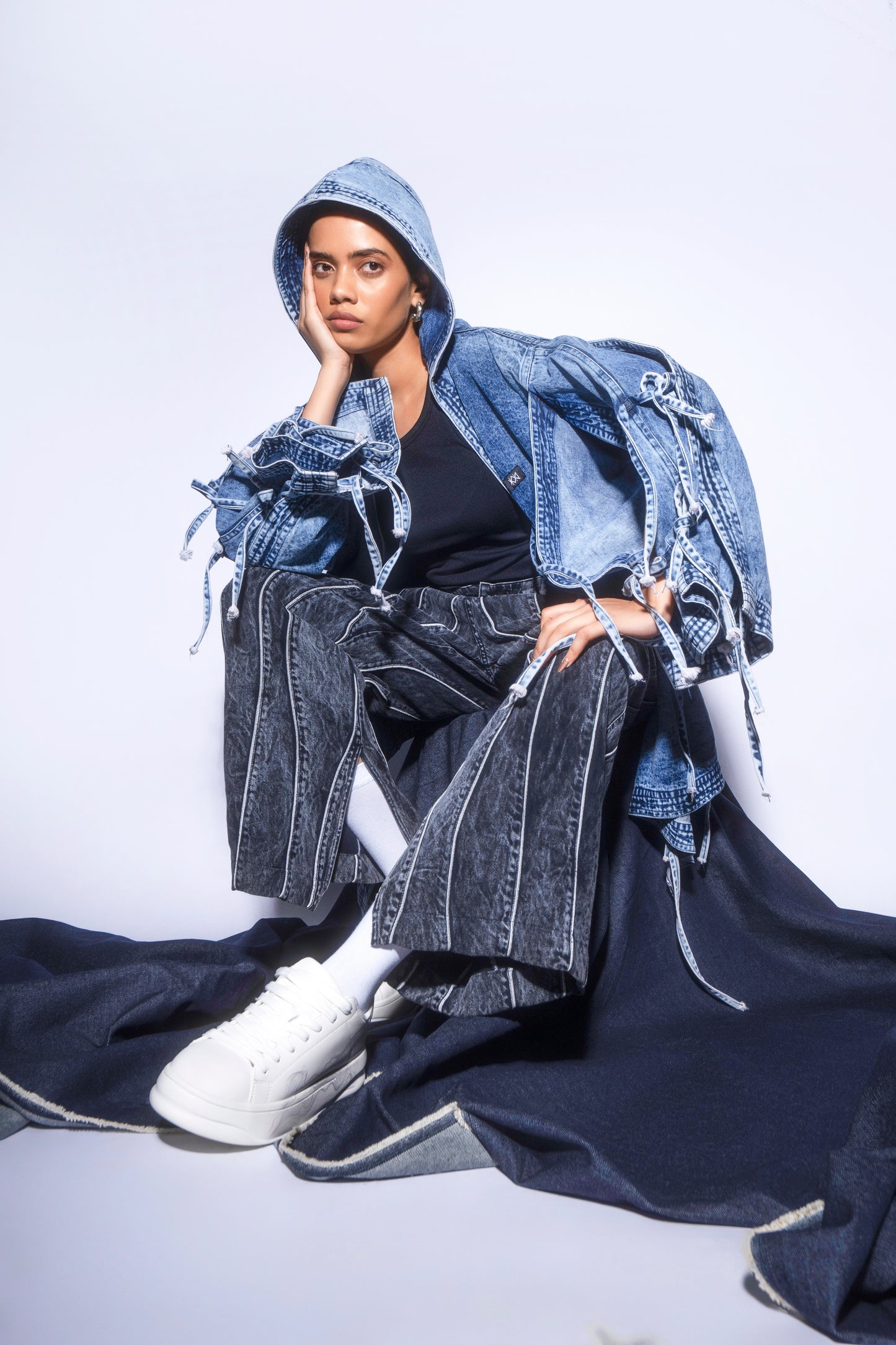 Denim Wrap Jacket
