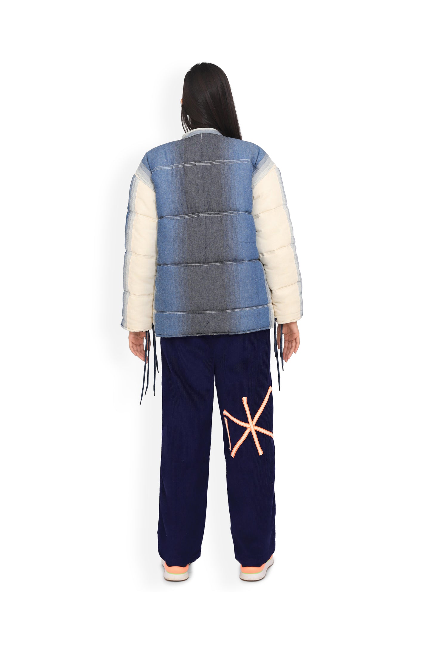 Reversible Ombre Puffer Jacket